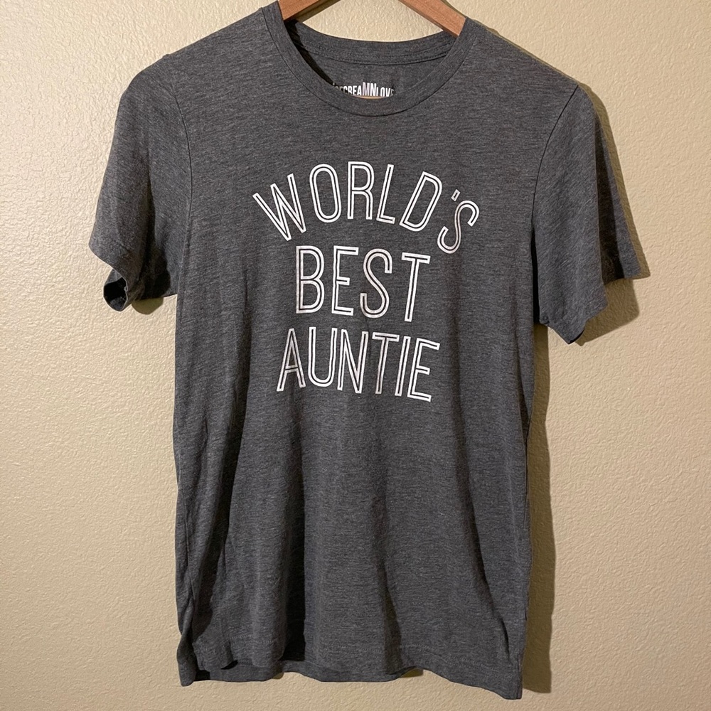 🧡 “Worlds best auntie” Tee - Picture 1 of 2